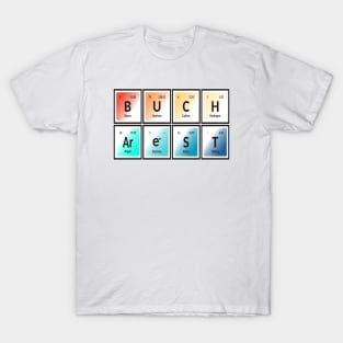 Bucharest City | Periodic Table T-Shirt